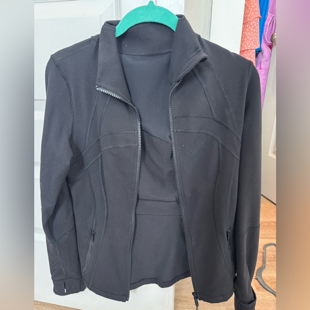Black Women's Zip-Front Jacket